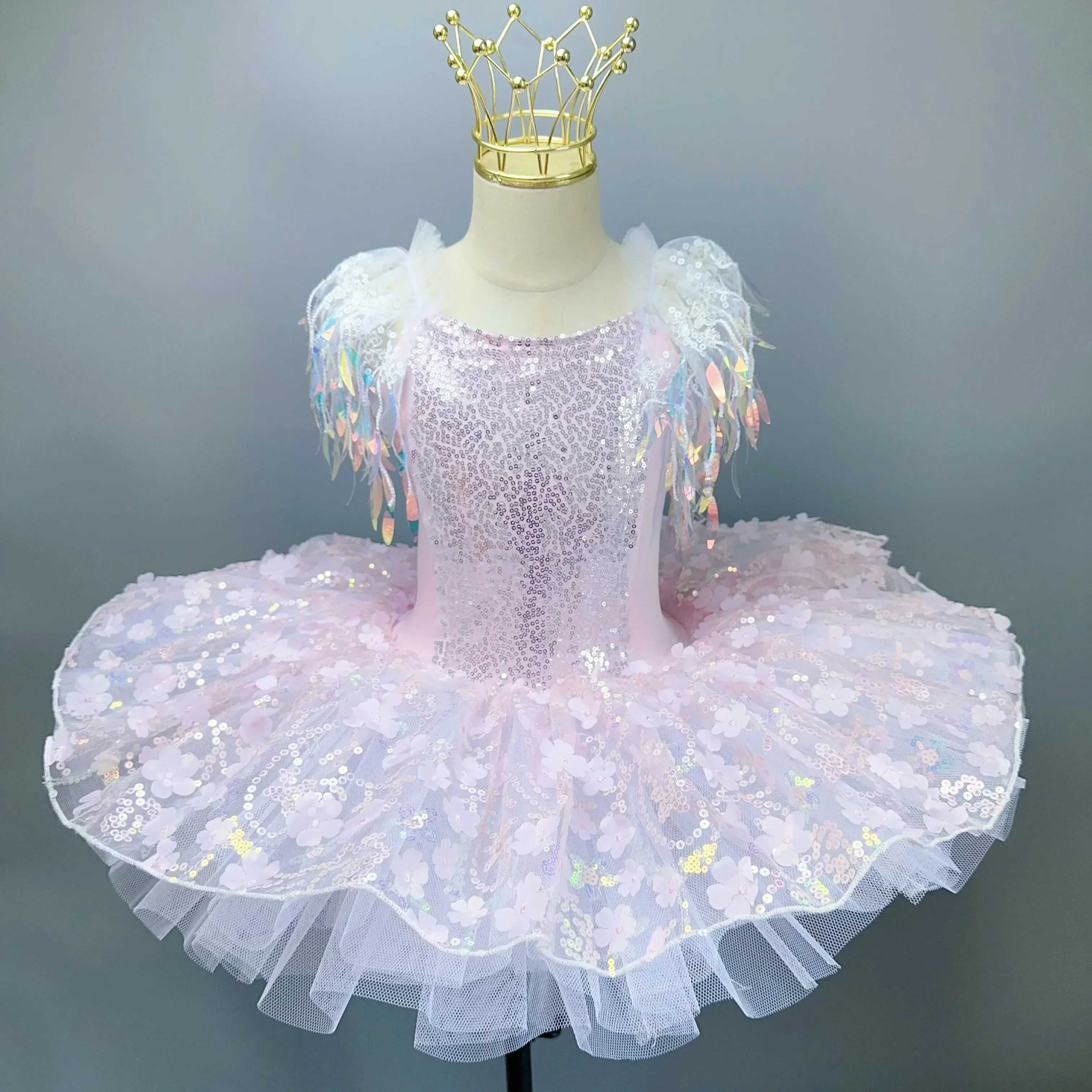 Children Ballet Dress For Girls Ballroom Clothing Sequined Flower Modern Dance Dance Wear Dress Kids Ballet Wear Princess Dress
Children Ballet Dress For Girls Ballroom Clothing Sequined Flower Modern Dance Dance Wear Dress Kids Ballet Wear Princess Dress