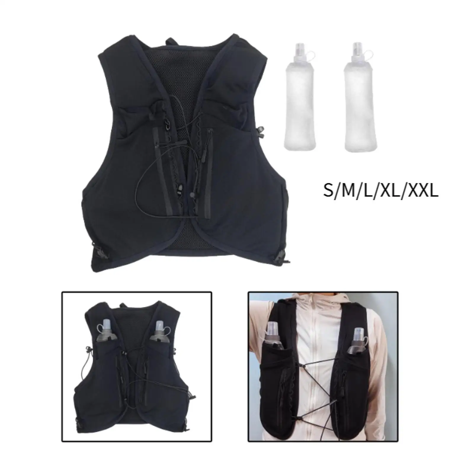 Running Hydration Vest for Men Women with Multiple Pockets Hydration Pack Water Pack for Hiking Backpacking Mountain Climbing
Running Hydration Vest for Men Women with Multiple Pockets Hydration Pack Water Pack for Hiking Backpacking Mountain Climbing