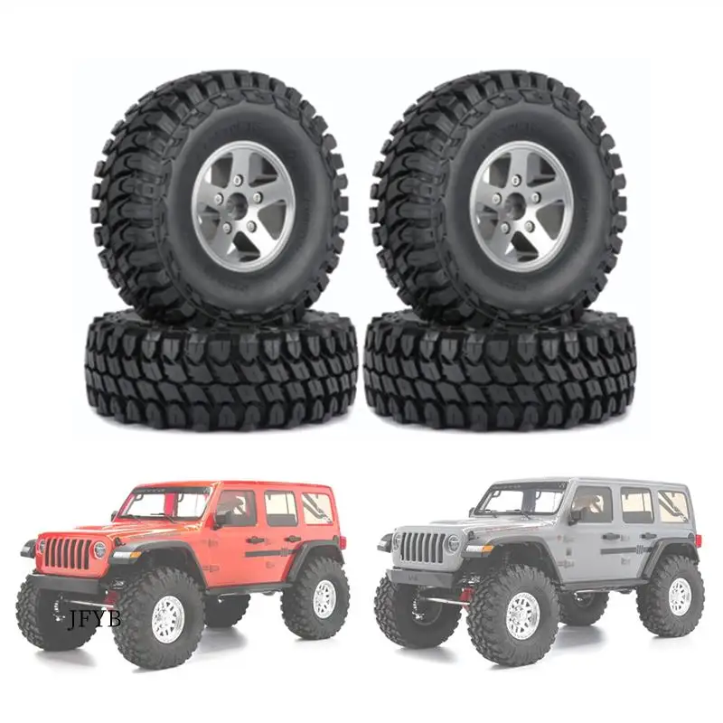JY-4Pcs 110Mm Metal 1.9 Beadlock Wheel Rim Rubber Tire Set For 1/10 RC Crawler Car Axial SCX10 Traxxas TRX4 D90 Redcat
JY-4Pcs 110Mm Metal 1.9 Beadlock Wheel Rim Rubber Tire Set For 1/10 RC Crawler Car Axial SCX10 Traxxas TRX4 D90 Redcat