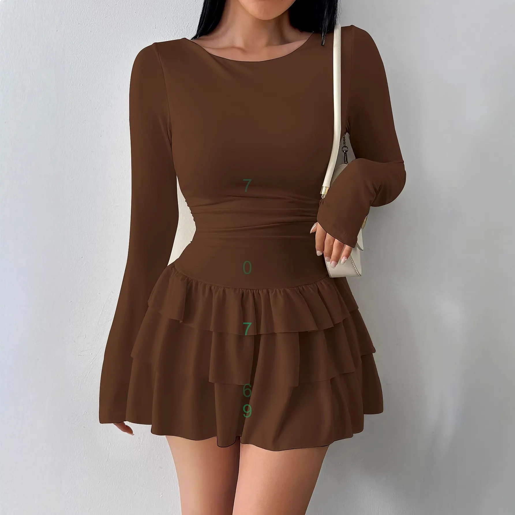 Elegant Long Sleeve Bodycon Dress Women Slim Fit Solid Color Fall Winter Mini Dresses Jumpsuit Tops
Elegant Long Sleeve Bodycon Dress Women Slim Fit Solid Color Fall Winter Mini Dresses Jumpsuit Tops