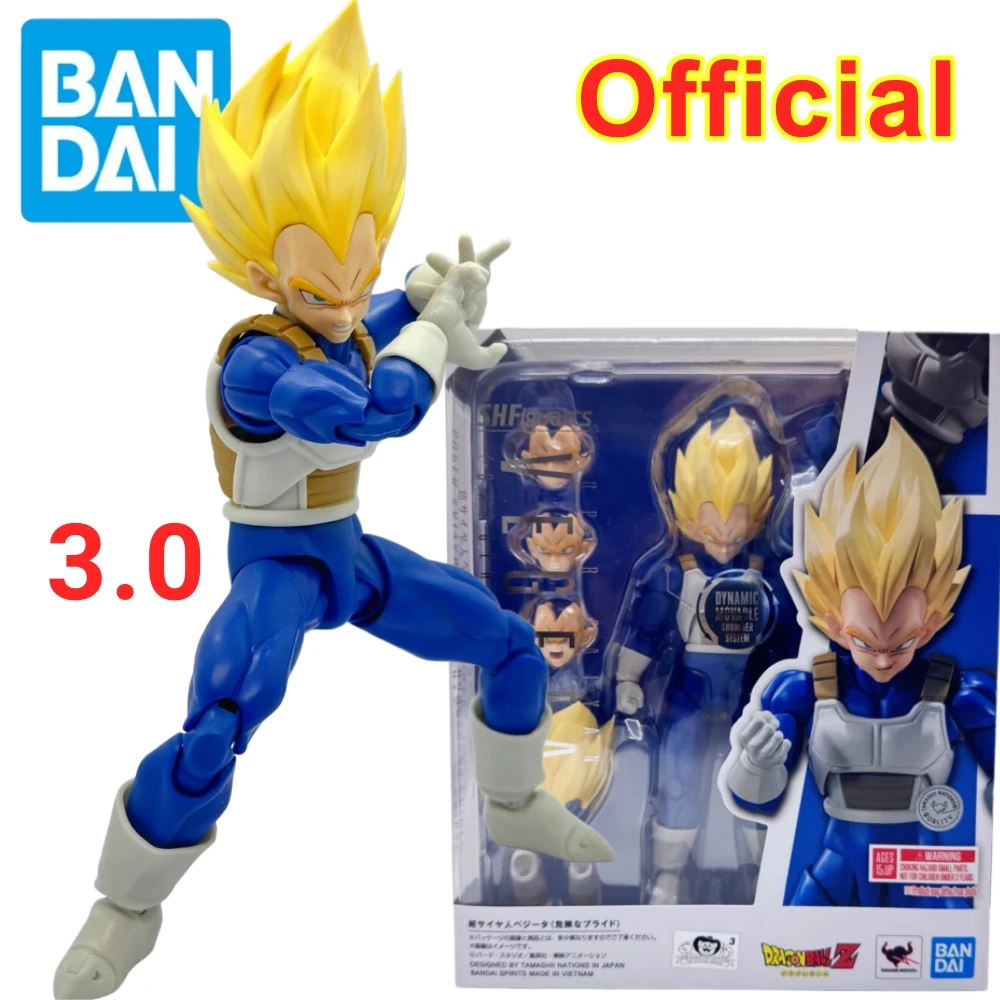 In Stock Original BANDAI S.H.Figuarts DBZ Vegeta 3.0 Dangerous Pride Battle Suit 13.5CM Action Figure Model Collectible Toy
In Stock Original BANDAI S.H.Figuarts DBZ Vegeta 3.0 Dangerous Pride Battle Suit 13.5CM Action Figure Model Collectible Toy