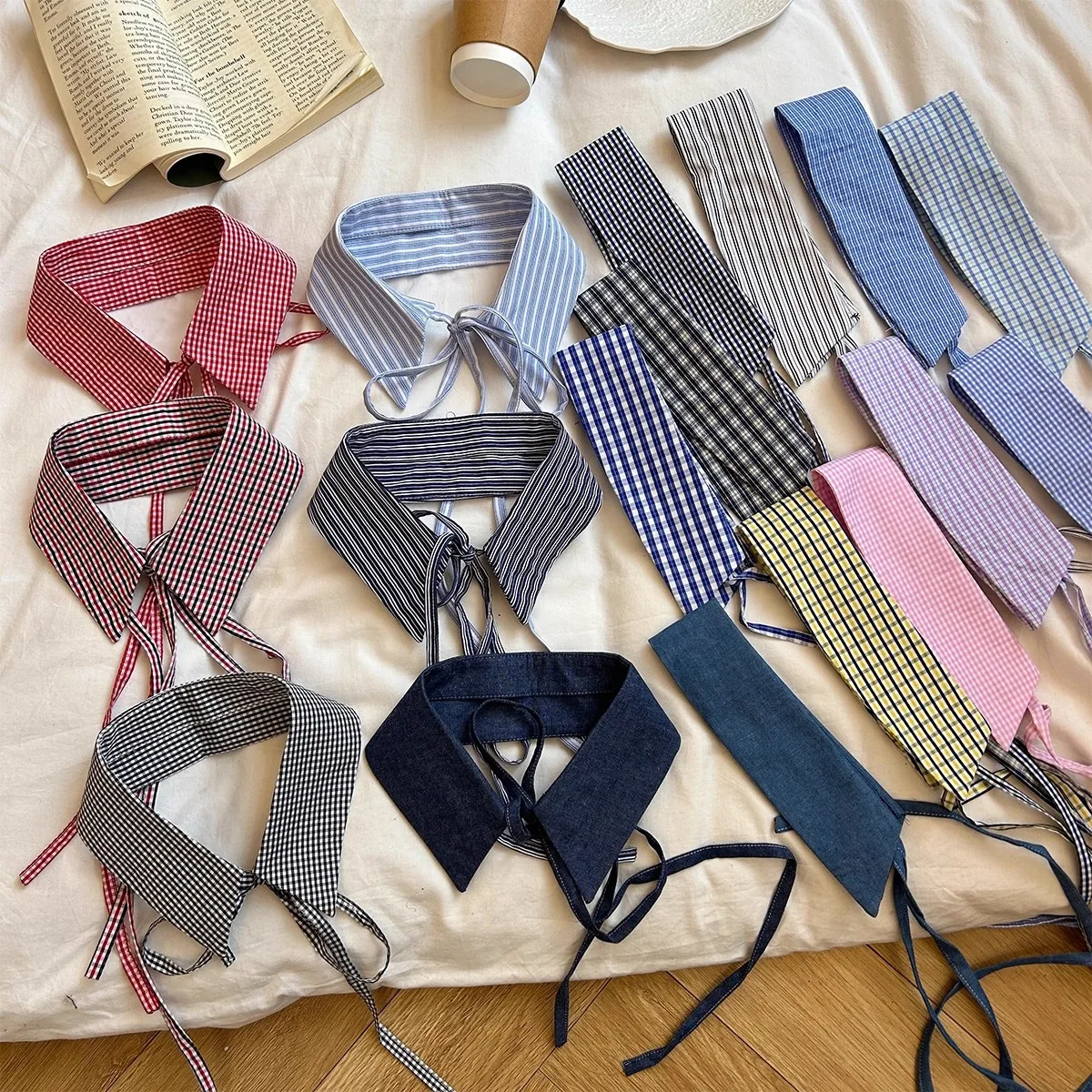 Клетчатый искусственный воротник, женские съемные воротники для женщин, накладной воротник в стиле Лолиты, галстук с лацканами, шаль, украшение
Клетчатый искусственный воротник, женские съемные воротники для женщин, накладной воротник в стиле Лолиты, галстук с лацканами, шаль, украшение