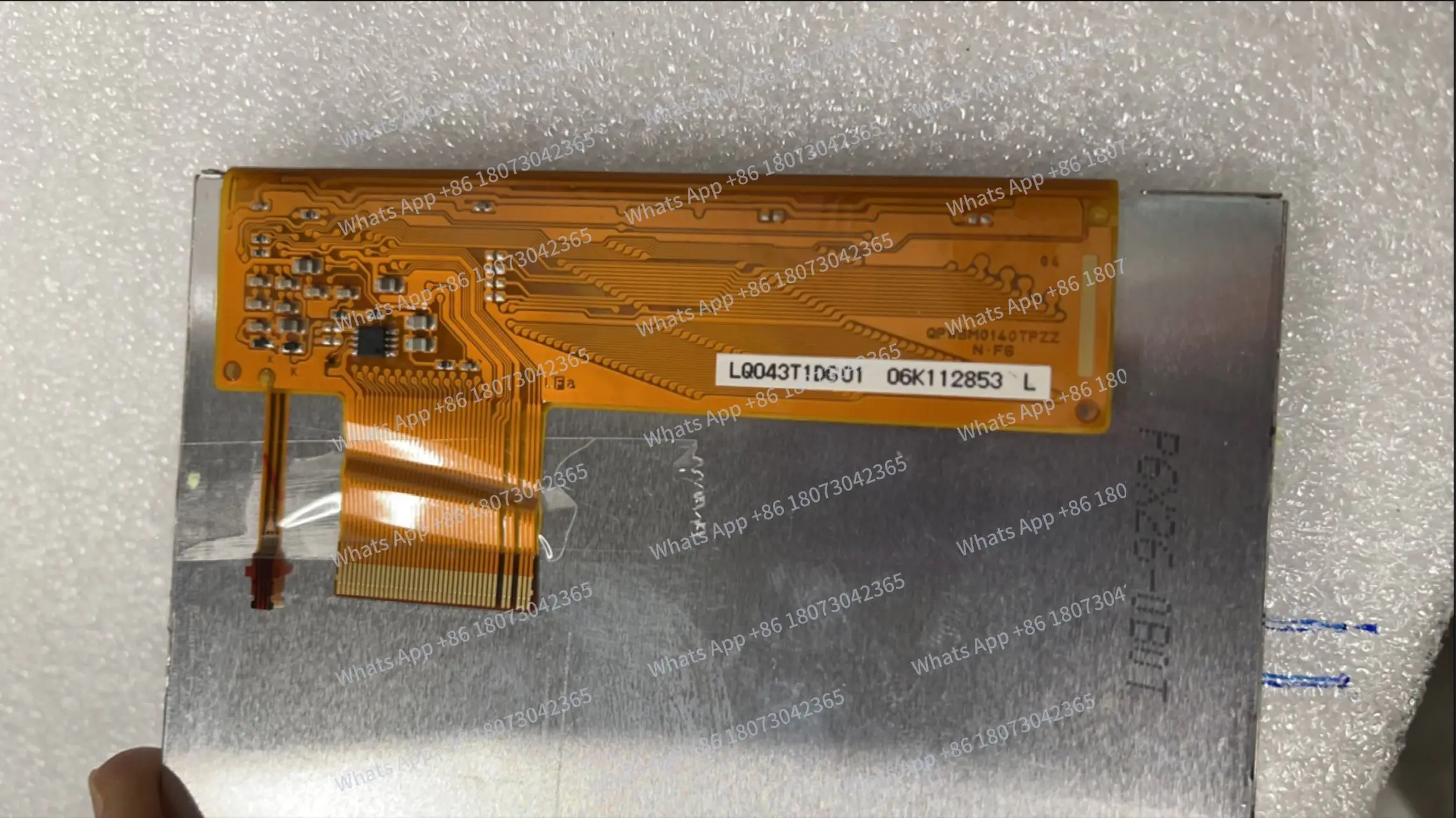 4.3 inch Screen LQ043T1DG01 LQ043T3DX02 WQVGA 480(RGB)*272 Touch screen
4.3 inch Screen LQ043T1DG01 LQ043T3DX02 WQVGA 480(RGB)*272 Touch screen