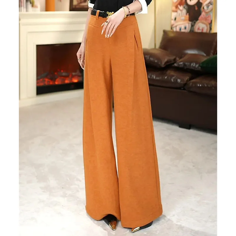 Winter Women Fashion Solid Color Loose Trousers Korean Ladies High Waist Casual Pants Autumn Feminine Trend Waste Soil Pantalons
Winter Women Fashion Solid Color Loose Trousers Korean Ladies High Waist Casual Pants Autumn Feminine Trend Waste Soil Pantalons