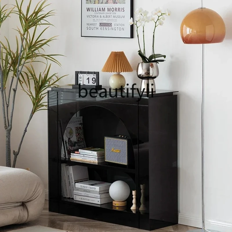 French entrance cabinet acrylic light luxury minimalist integrated display cabinet
French entrance cabinet acrylic light luxury minimalist integrated display cabinet