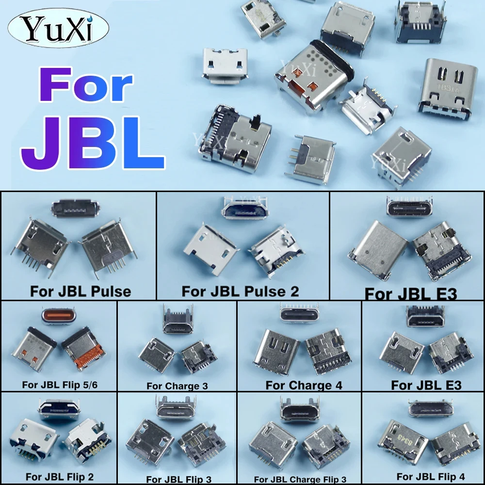 5Pcs Bluetooth Speaker USB Charging Port For JBL E3 Charge 3 4 Flip6 Flip4 Flip3 Pulse Clip 2 Dock Plug Charger Connector Repair
5Pcs Bluetooth Speaker USB Charging Port For JBL E3 Charge 3 4 Flip6 Flip4 Flip3 Pulse Clip 2 Dock Plug Charger Connector Repair