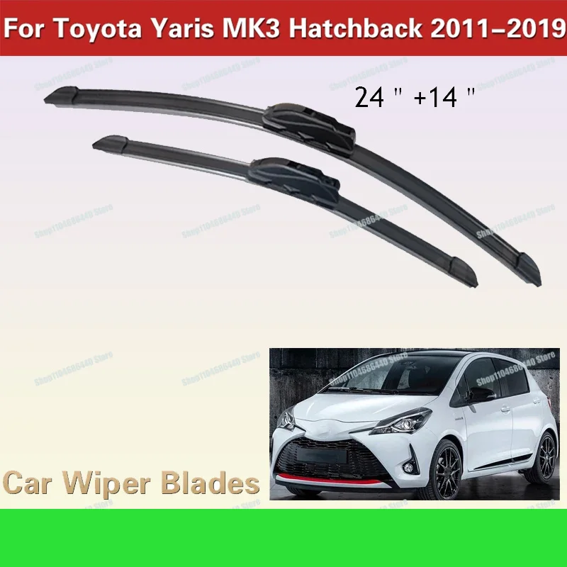 Toyota Yaris MK3 hatchback 2011-2019 car wiper blade, windshield wiper blade parts, universal wiper accessories
Toyota Yaris MK3 hatchback 2011-2019 car wiper blade, windshield wiper blade parts, universal wiper accessories