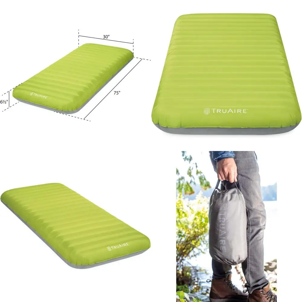 64097EP TruAire Luxury Camping Mat: Iatable Sleng Pad – Durable Outdoor Use – Puncture-Resistant – Includes Quickill Air Pump –
64097EP TruAire Luxury Camping Mat: Iatable Sleng Pad – Durable Outdoor Use – Puncture-Resistant – Includes Quickill Air Pump –