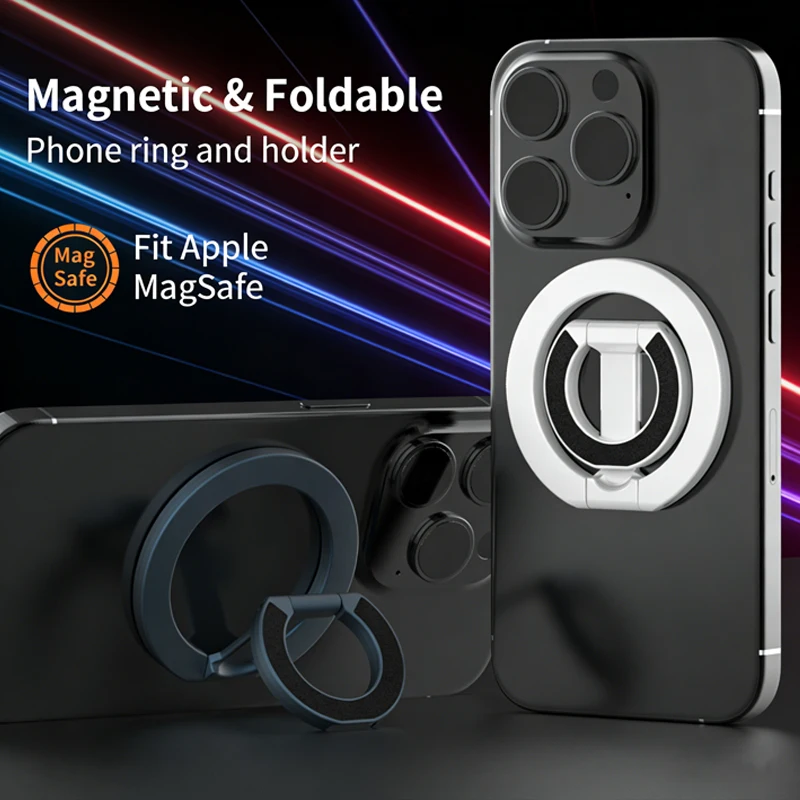 Strong Magnet Phone Holder for Magsafe Double-sided Magnetic Stand for iPhone 17 16 Pro Xiaomi Samsung Finger Ring Metal Buckle
Strong Magnet Phone Holder for Magsafe Double-sided Magnetic Stand for iPhone 17 16 Pro Xiaomi Samsung Finger Ring Metal Buckle