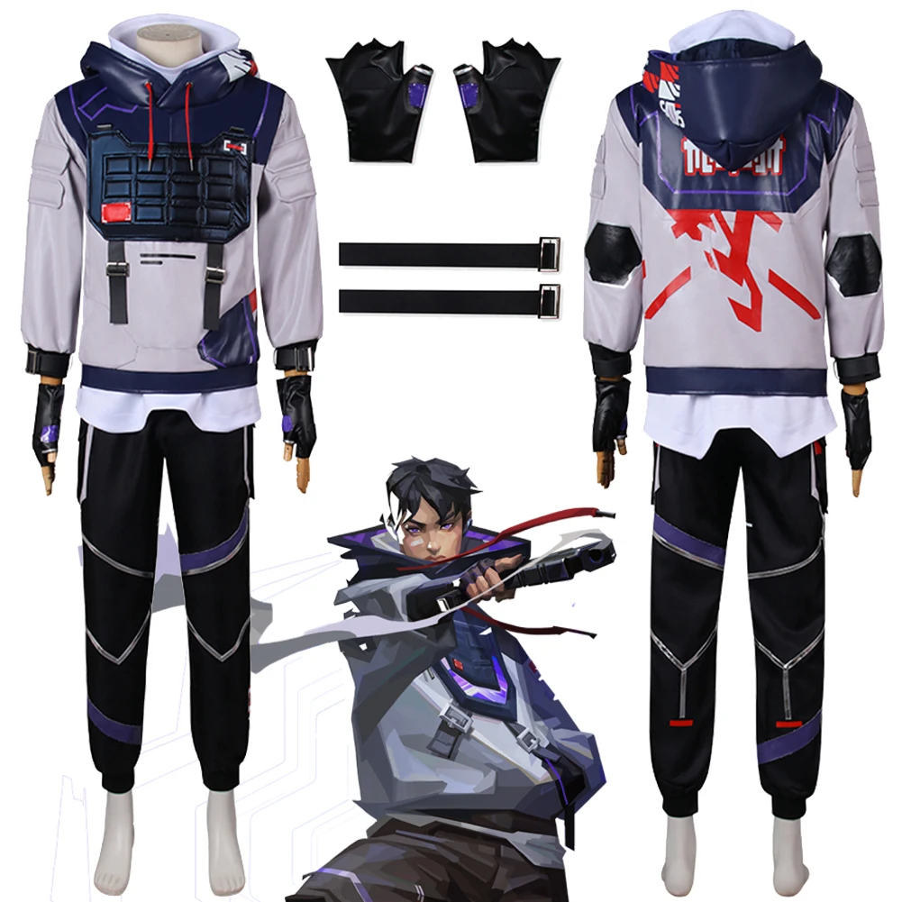 ISO Cosplay Men Fantasy Game Valorant Costume Disguise Adult Boys Roleplay Fantasia Outfits Male Halloween Carnival Party Suit
ISO Cosplay Men Fantasy Game Valorant Costume Disguise Adult Boys Roleplay Fantasia Outfits Male Halloween Carnival Party Suit