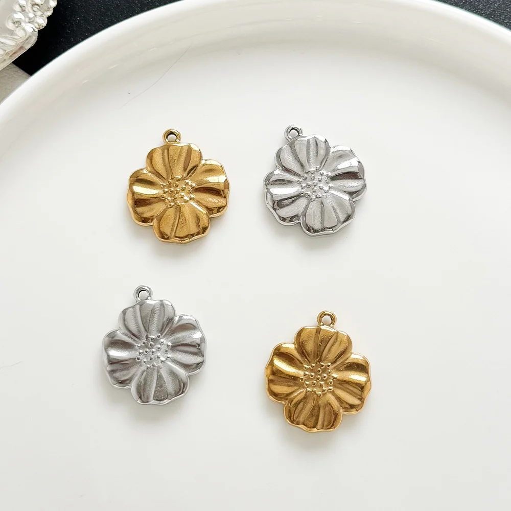 Cordial Design 20*22MM 50Pcs Charms For Earrings/Stainless Steel/Hand Made/Flower Shape/Jewelry Findings & Components #195138 
Cordial Design 20*22MM 50Pcs Charms For Earrings/Stainless Steel/Hand Made/Flower Shape/Jewelry Findings & Components #195138