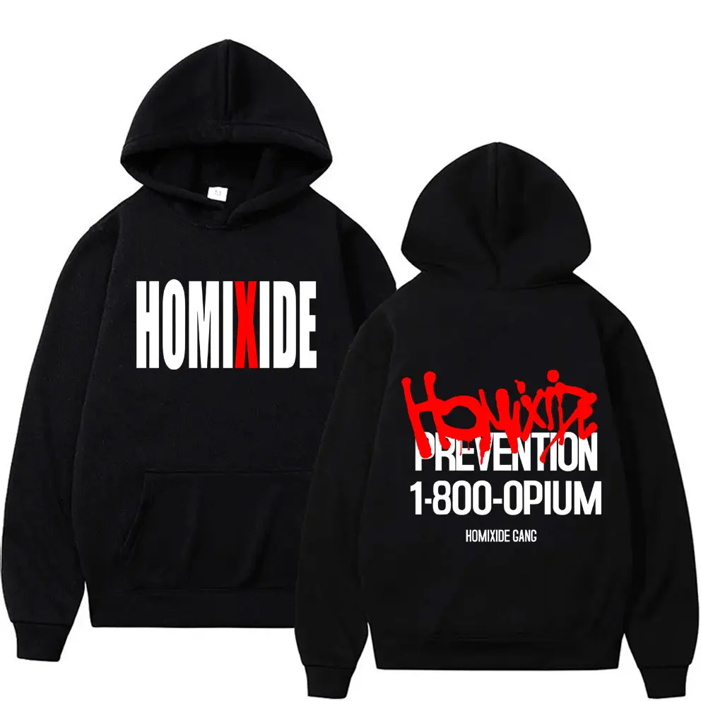 Rapper Homixide Gang Graphic Hoodie Playboi Carti Opium Merch Sweatshirt Men Women Hip Hop Fashion Oversized Pullovers Hoodies
Rapper Homixide Gang Graphic Hoodie Playboi Carti Opium Merch Sweatshirt Men Women Hip Hop Fashion Oversized Pullovers Hoodies