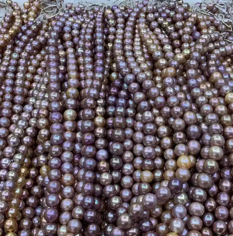 Fashion 925 Sterling Silver Necklace for Women Girls 10-11mm Natural Edison Multi-color Beads Fine Free Shipping Gifts
Fashion 925 Sterling Silver Necklace for Women Girls 10-11mm Natural Edison Multi-color Beads Fine Free Shipping Gifts