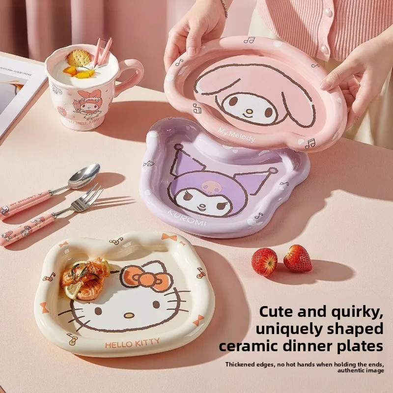 Hello Kitty Salad Plate Cute Kawaii Sanrio Printed Pattern Large Capacity Exquisite Dinnerware for Fruits Pasta Gift wholesale
Hello Kitty Salad Plate Cute Kawaii Sanrio Printed Pattern Large Capacity Exquisite Dinnerware for Fruits Pasta Gift wholesale