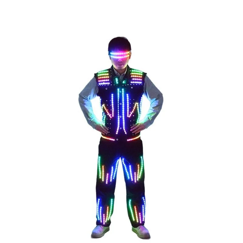Светодиодный светящийся жилет AI Robot Performance Флуоресцентная одежда Реквизит Куртка с подсветкой для ночной вечеринки
Светодиодный светящийся жилет AI Robot Performance Флуоресцентная одежда Реквизит Куртка с подсветкой для ночной вечеринки