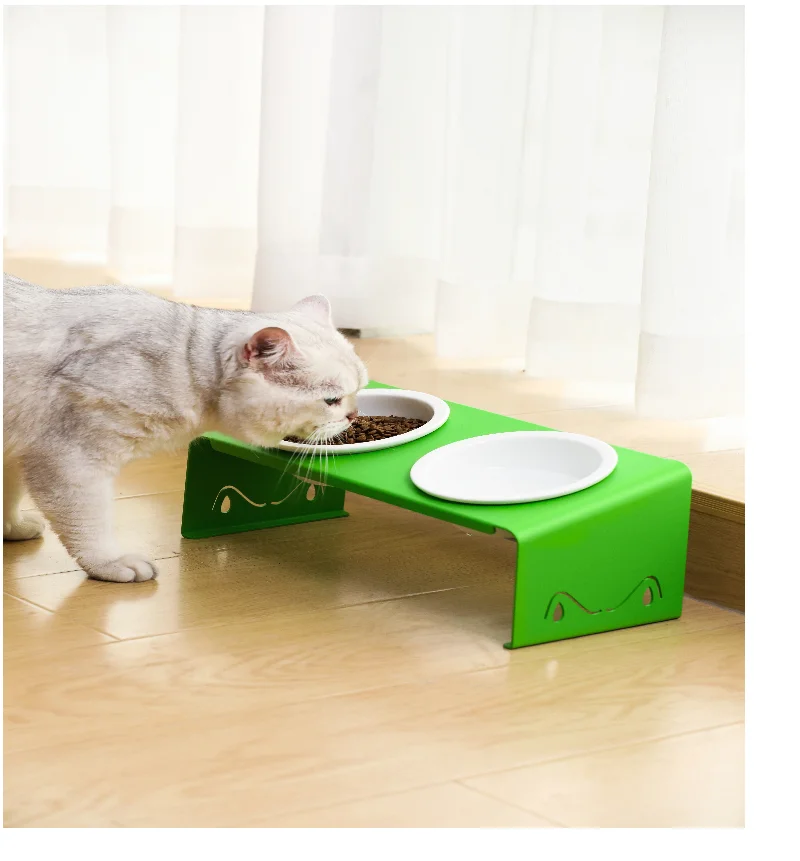 High quality pet Bowls Tilted Ceramic Dog Water Bowl With metal Base Non-slip Whisker Friendly Feeding Station For Small Medium
High quality pet Bowls Tilted Ceramic Dog Water Bowl With metal Base Non-slip Whisker Friendly Feeding Station For Small Medium