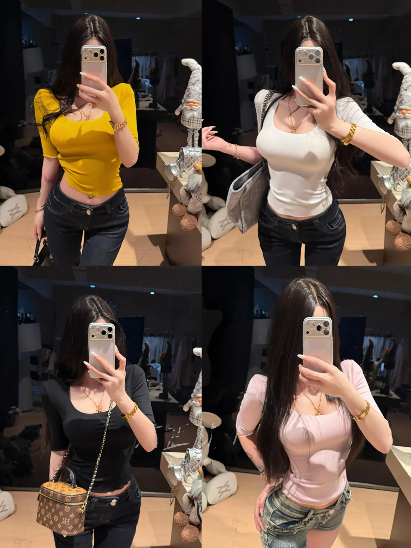 Sexy Pure Desire Women's Short Sleeve U-Neck T-Shirt Elastic Slim Fit Big Chest Soft Skin-Friendly Casual Shoulder Level Top
Sexy Pure Desire Women's Short Sleeve U-Neck T-Shirt Elastic Slim Fit Big Chest Soft Skin-Friendly Casual Shoulder Level Top