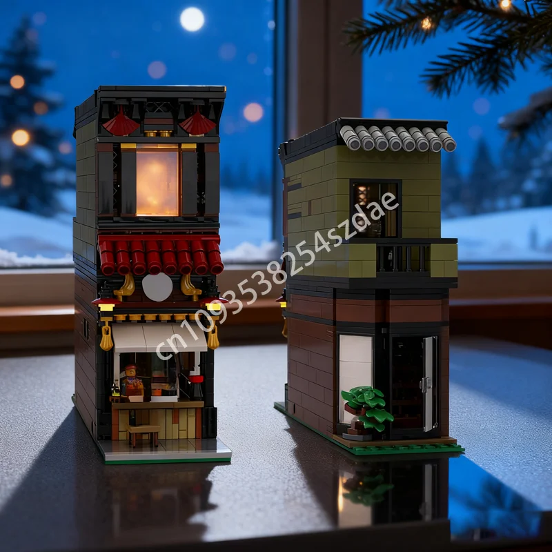 813 шт. MOC суши-точка, модульная модульная модель, строительные блоки, строительная сборка, сделай сам, кирпич, Рождественский подарок, детская игрушка на день рождения
813 шт. MOC суши-точка, модульная модульная модель, строительные блоки, строительная сборка, сделай сам, кирпич, Рождественский подарок, детская игрушка на день рождения