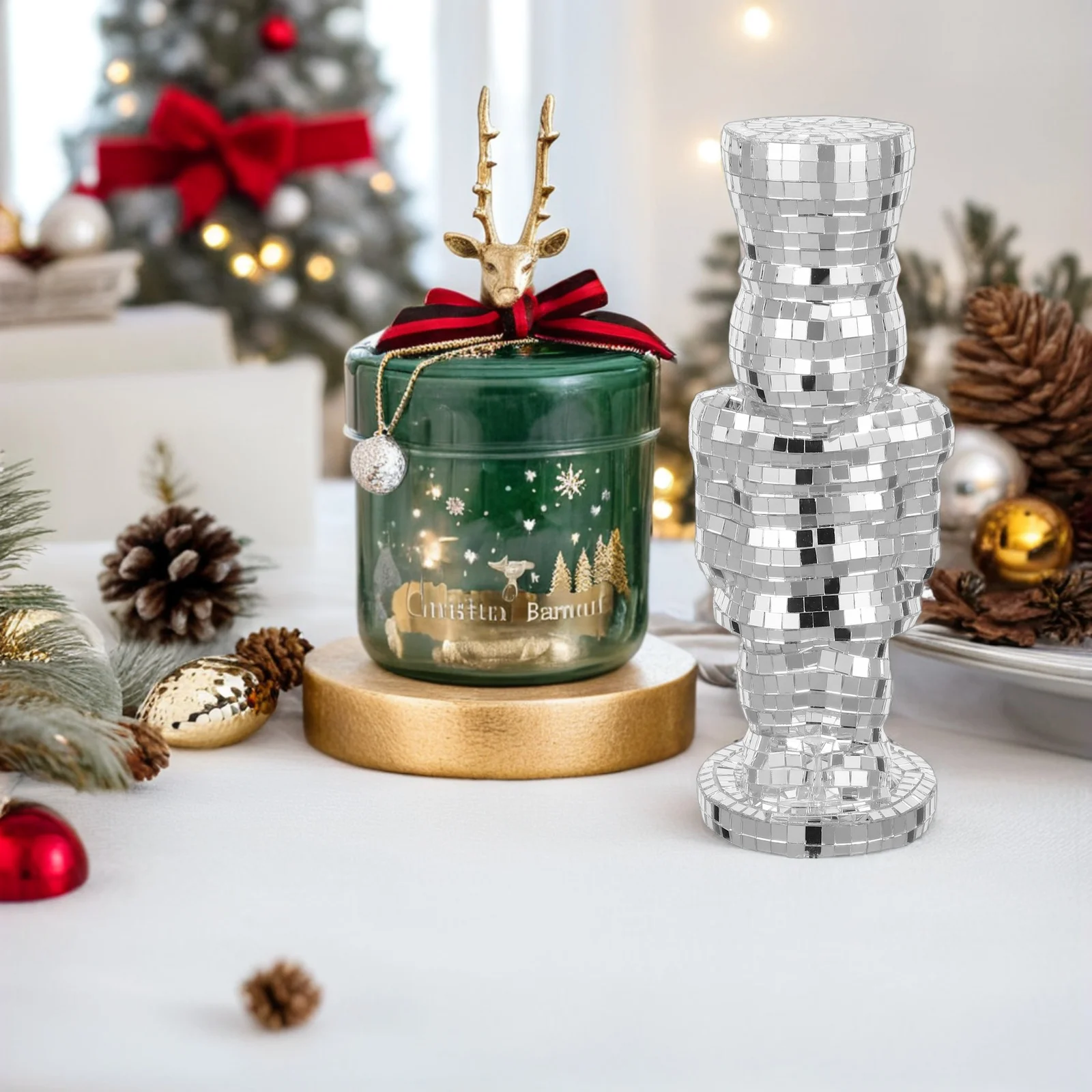 Soldier Reflective Disco Traditional Nutcracker Christmas Decoration Home Party Xmas Ornament
Soldier Reflective Disco Traditional Nutcracker Christmas Decoration Home Party Xmas Ornament