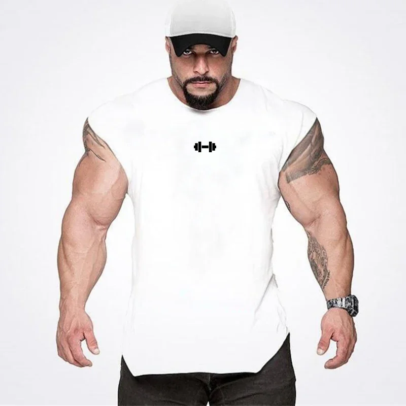 Gym Running Sport Vests Bodybuilding Workout Clothing Mens Fitness Muscle Tank Tops Summer Cotton Breathable Sleeveless T-shirts
Gym Running Sport Vests Bodybuilding Workout Clothing Mens Fitness Muscle Tank Tops Summer Cotton Breathable Sleeveless T-shirts