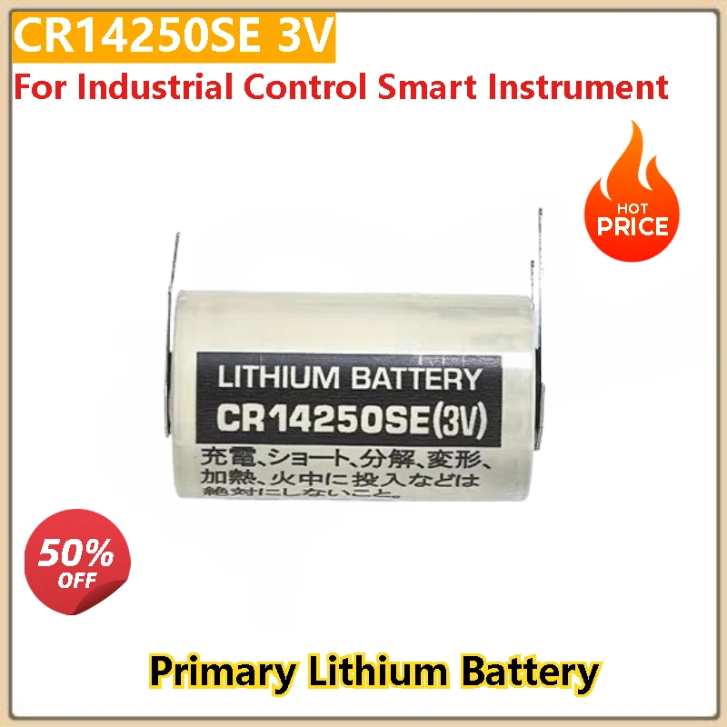 CR14250SE 3V Battery for Industrial Control Smart Instrument Battery with Soldering Pins Brand New High Quality
CR14250SE 3V Battery for Industrial Control Smart Instrument Battery with Soldering Pins Brand New High Quality
