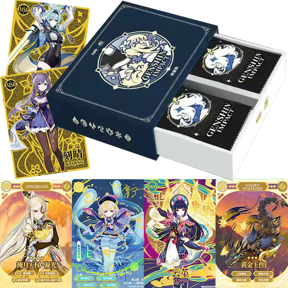 Genshin Impact Game IP Fun Collection Cards Surprise Limited Edition Hidden Hot Stamping Character Cards High Quality Peripheral
Genshin Impact Game IP Fun Collection Cards Surprise Limited Edition Hidden Hot Stamping Character Cards High Quality Peripheral
