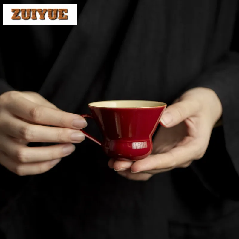 2pc/lot Ru Kiln Red Glaze Teacup Retro Tea Bowl Cup For Tea Tea-tasting Meditation Cup Jianzhan Master Cups Chinese Tea Set 80ml
2pc/lot Ru Kiln Red Glaze Teacup Retro Tea Bowl Cup For Tea Tea-tasting Meditation Cup Jianzhan Master Cups Chinese Tea Set 80ml