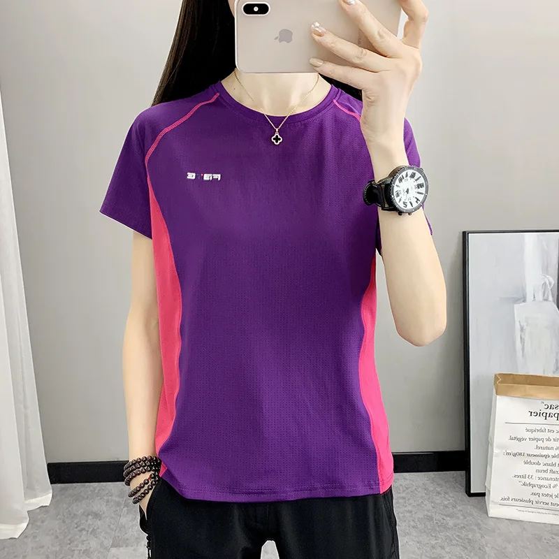 Workout Women's Running T-Shirt 2026 Summer Quick Dry Moisture Wicking Fabric with Anti Microbial Tech for Hygiene for Gym
Workout Women's Running T-Shirt 2026 Summer Quick Dry Moisture Wicking Fabric with Anti Microbial Tech for Hygiene for Gym