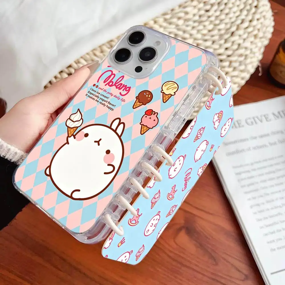 HYBXAXC Flip Book Cover Lovely M-Molang Rabbit Soft For iPhone 16 15 14 13 Pro Max Mini Card Slot Foldable Cellphone Shell
HYBXAXC Flip Book Cover Lovely M-Molang Rabbit Soft For iPhone 16 15 14 13 Pro Max Mini Card Slot Foldable Cellphone Shell