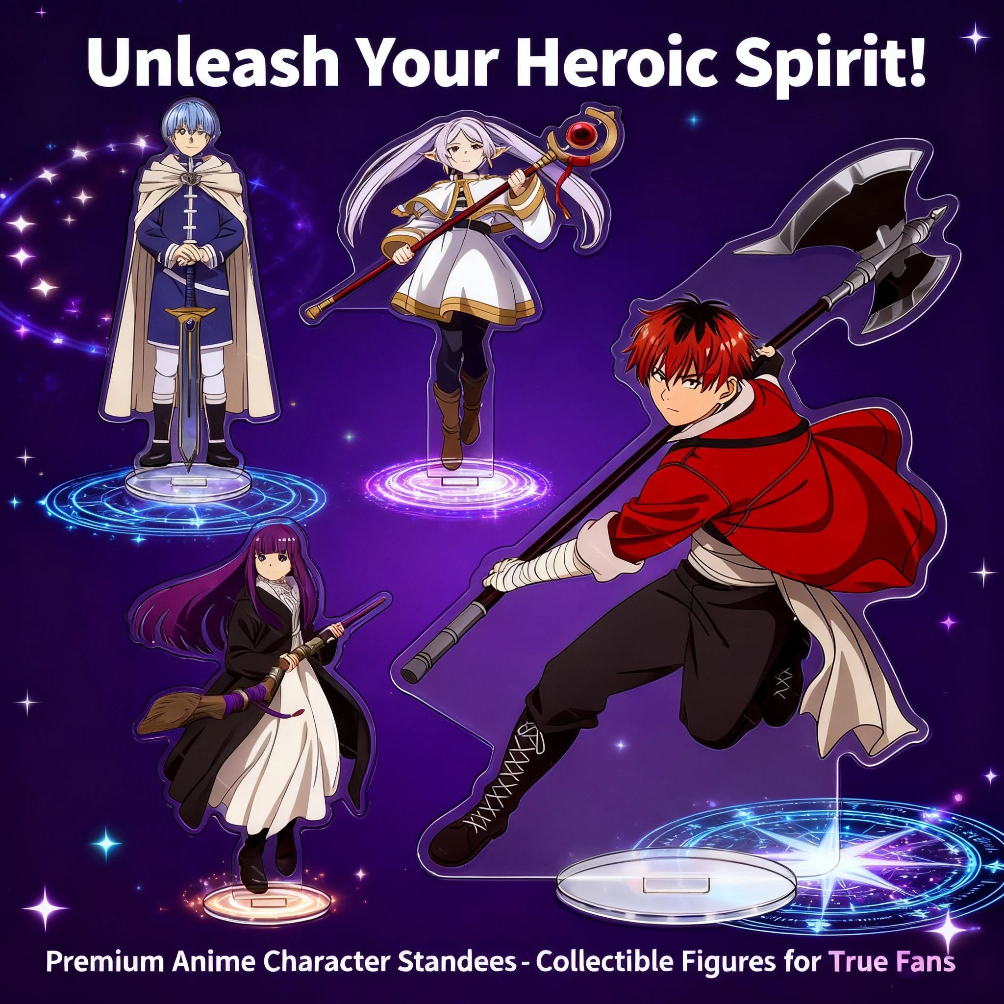 Frieren Beyond Journey's End Acrylic Stand Figure Frieren Fern Himmel Stark Anime Merchandise Acrylic Display Statue
Frieren Beyond Journey's End Acrylic Stand Figure Frieren Fern Himmel Stark Anime Merchandise Acrylic Display Statue