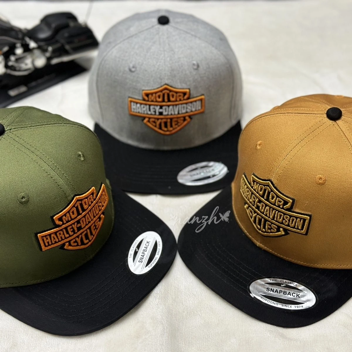 Dopamine-colored Anniversary Street Motorcycle Embroidered Casual Flat-brimmed Hats Men And Women For Harley Davidson Accessory
Dopamine-colored Anniversary Street Motorcycle Embroidered Casual Flat-brimmed Hats Men And Women For Harley Davidson Accessory