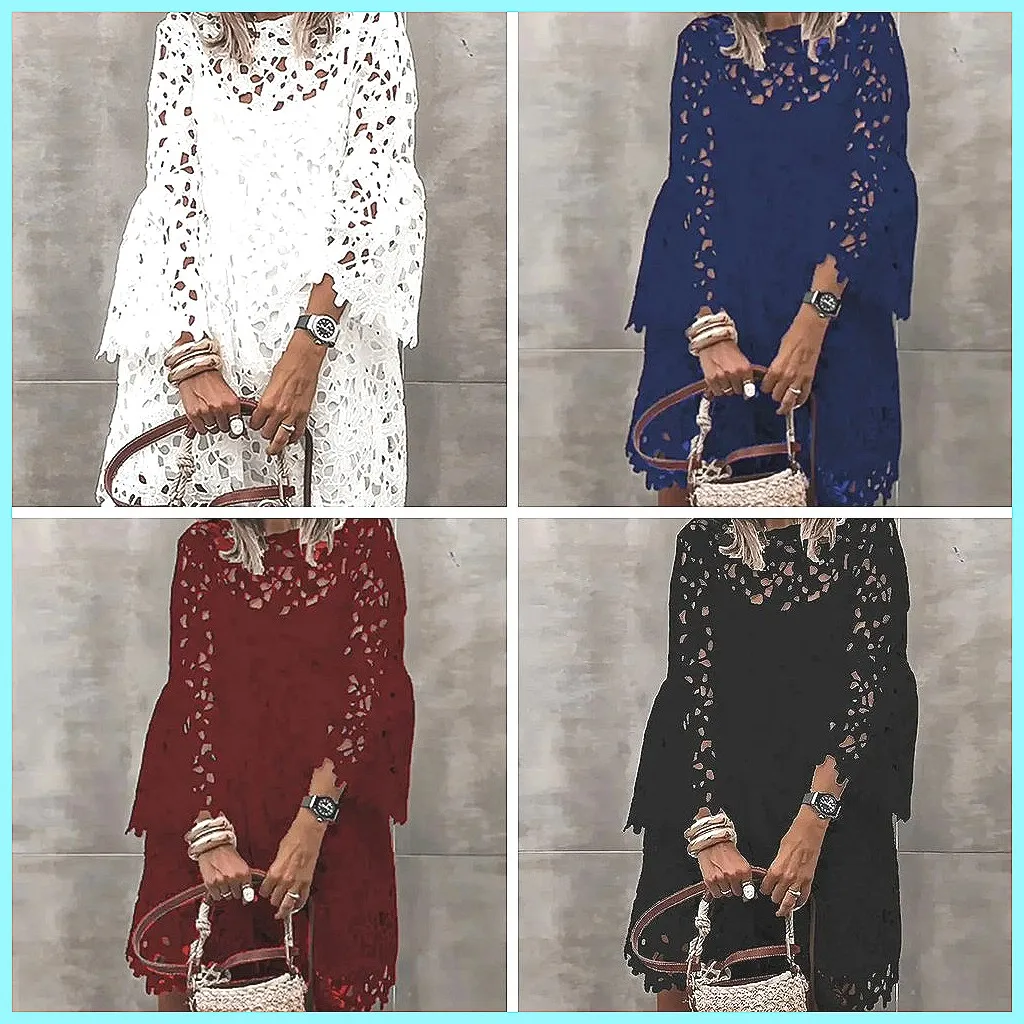 Sexy White Lace Boho Dress for Women, Elegant Summer Beach Party Dress, Casual Streetwear Vestido
Sexy White Lace Boho Dress for Women, Elegant Summer Beach Party Dress, Casual Streetwear Vestido