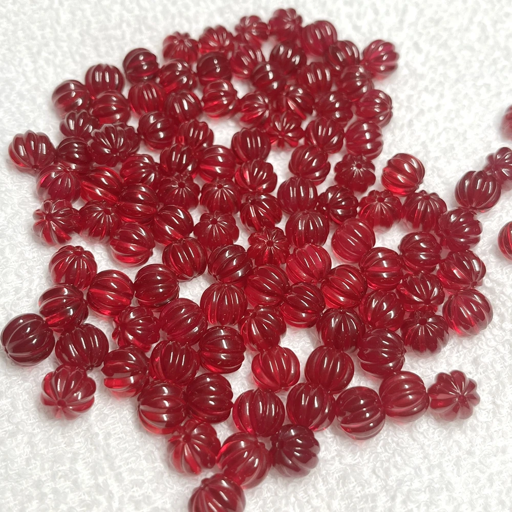 8mm 10mm Pumpkin Shape Synthetic Ruby Beads With Fluorescence Drilled Red Corundum Beads DIY Bracelet Jewelry Making
8mm 10mm Pumpkin Shape Synthetic Ruby Beads With Fluorescence Drilled Red Corundum Beads DIY Bracelet Jewelry Making
