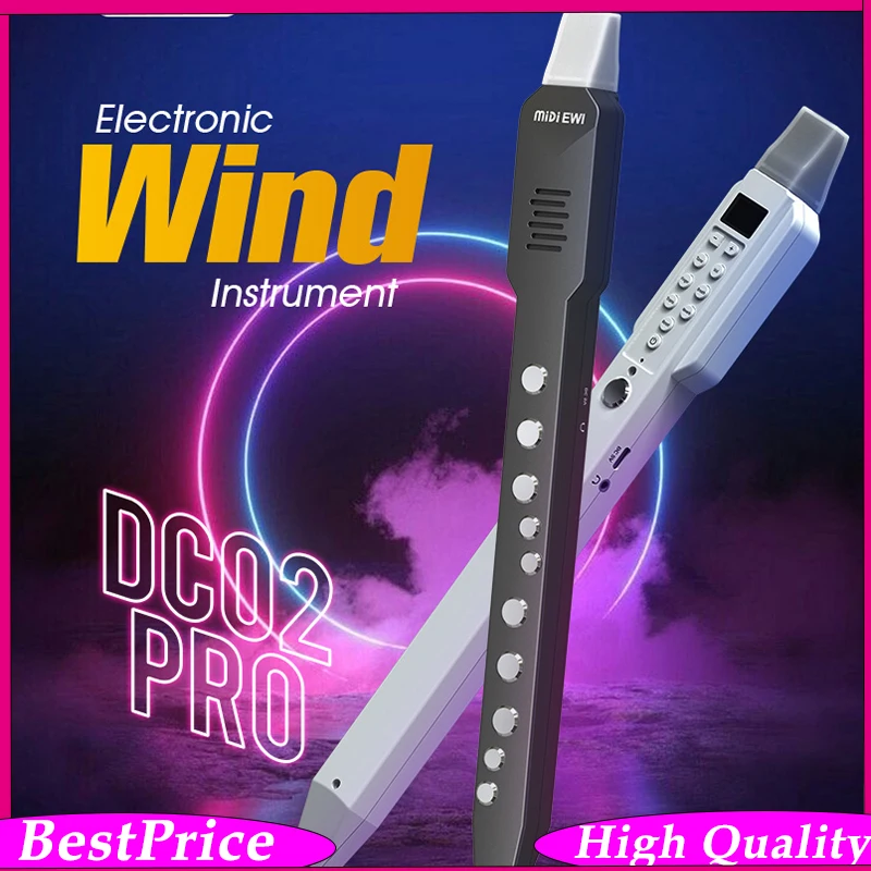 DC02 Pro Mini Electronic Wind Instrument – Portable Digital Saxophone/Recorder with Detachable Silicone Mouthpiece
DC02 Pro Mini Electronic Wind Instrument – Portable Digital Saxophone/Recorder with Detachable Silicone Mouthpiece