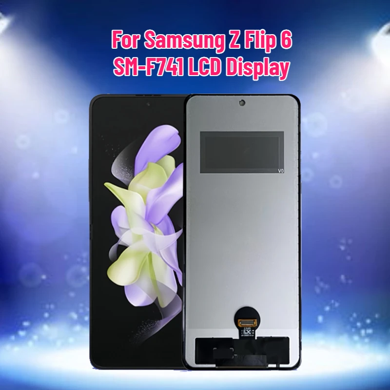 TFT Screen For Samsung Z Flip 6 SM-F741 LCD Display Touch Screen Digitizer Assembly Replacement For Samsung Z Flip6 Screen
TFT Screen For Samsung Z Flip 6 SM-F741 LCD Display Touch Screen Digitizer Assembly Replacement For Samsung Z Flip6 Screen
