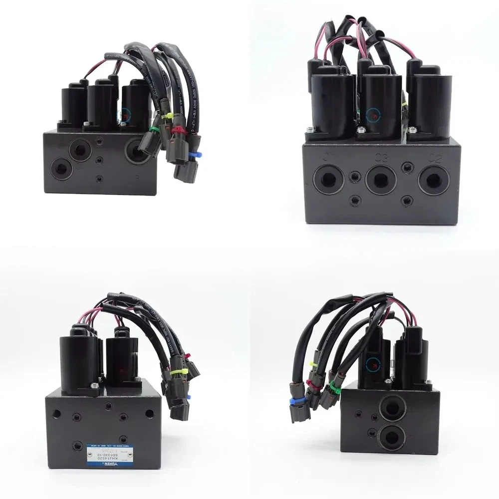 KHJ14520 High Quality Solenoid Valve for SH210-5 SH240 SH350 CX210B CX240 Excavator Solenoid Valve Assembly
KHJ14520 High Quality Solenoid Valve for SH210-5 SH240 SH350 CX210B CX240 Excavator Solenoid Valve Assembly