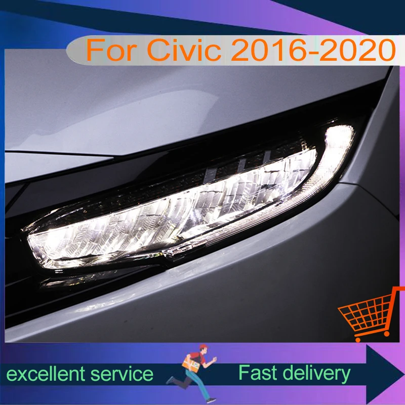 Фары для Honda Civic G10 2016-2020, модифицированные обновленные передние фонари со светодиодными динамическими указателями поворота, автомобильные аксессуары
Фары для Honda Civic G10 2016-2020, модифицированные обновленные передние фонари со светодиодными динамическими указателями поворота, автомобильные аксессуары