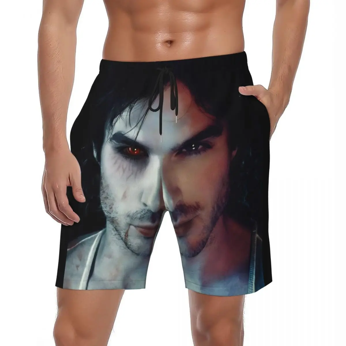 The Vampire Diaries Damon Salvatore TV Series Board Shorts Summer Hawaii Beach Shorts Men's Running Fast Dry Beach Trunks
The Vampire Diaries Damon Salvatore TV Series Board Shorts Summer Hawaii Beach Shorts Men's Running Fast Dry Beach Trunks