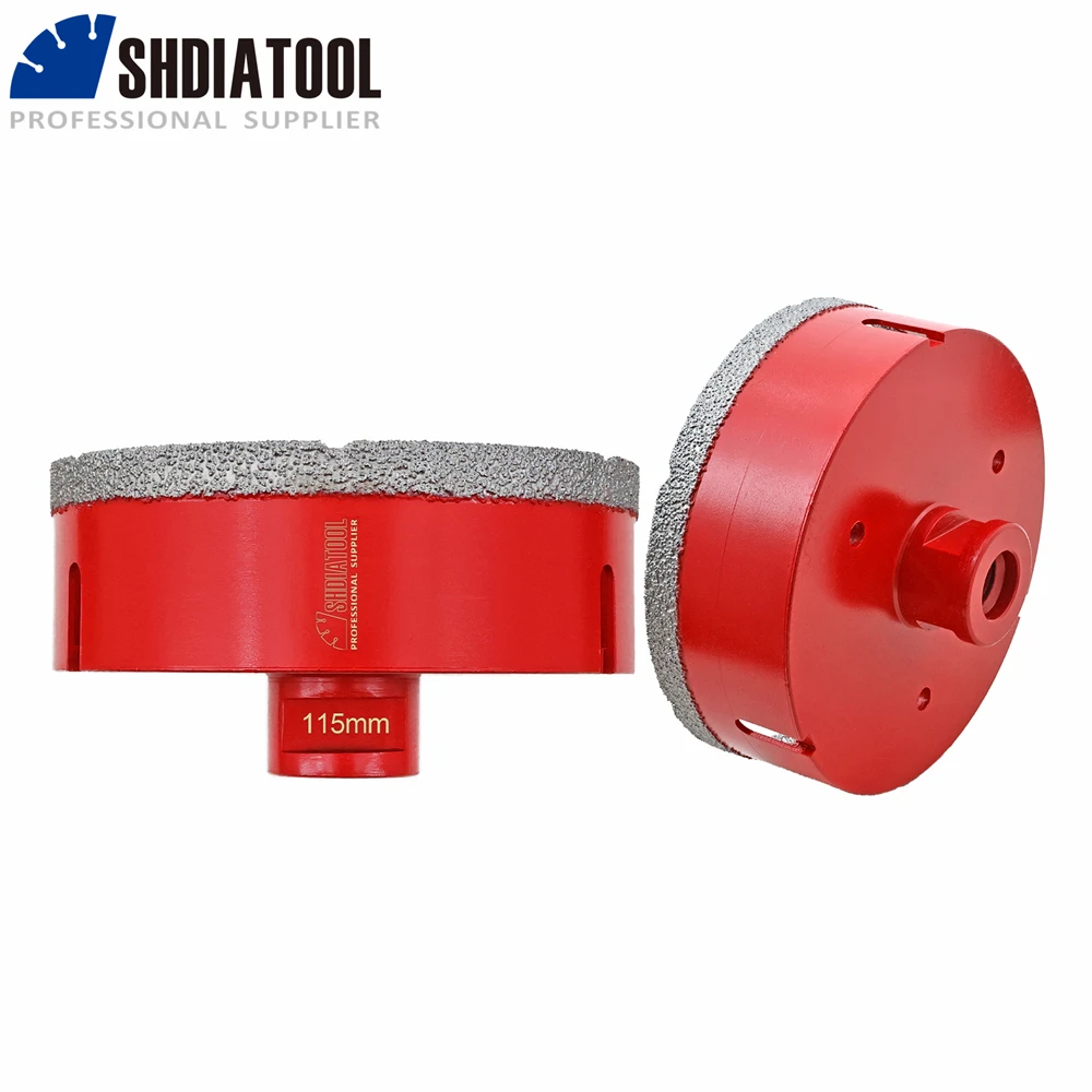 SHDIATOOL Dia100-125mm Diamond Drilling Bit M14 Thread Masonry Drill Core Bit Ceramic Tile Granite Marble Crown Hole Saw Opener
SHDIATOOL Dia100-125mm Diamond Drilling Bit M14 Thread Masonry Drill Core Bit Ceramic Tile Granite Marble Crown Hole Saw Opener