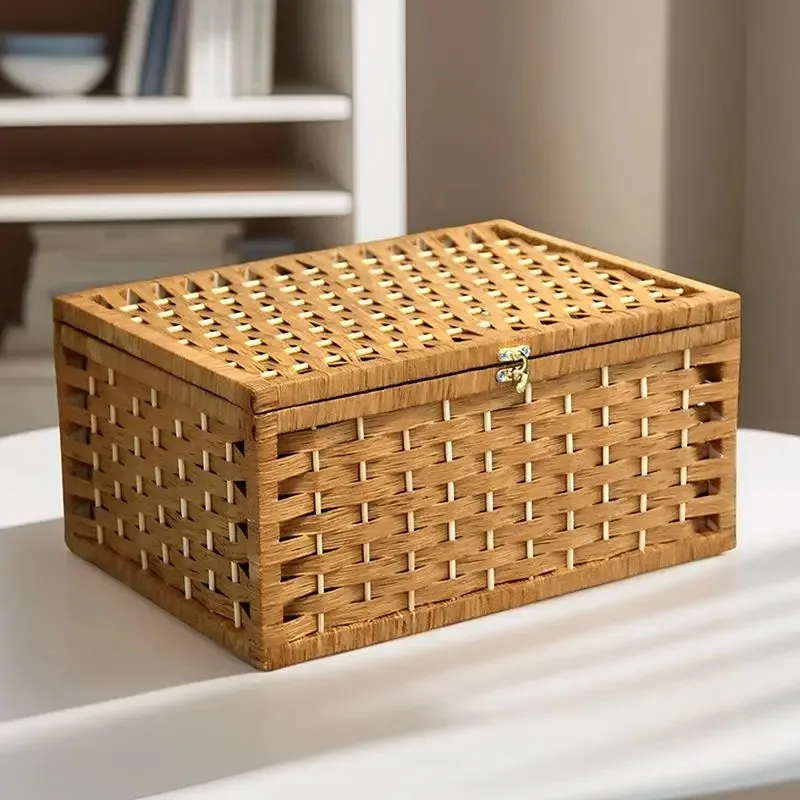Japanese Woven Storage Box Organizer Rattan Storage Basket Toy Book Organizer Cabinet Storage Bin for Home Office
Japanese Woven Storage Box Organizer Rattan Storage Basket Toy Book Organizer Cabinet Storage Bin for Home Office