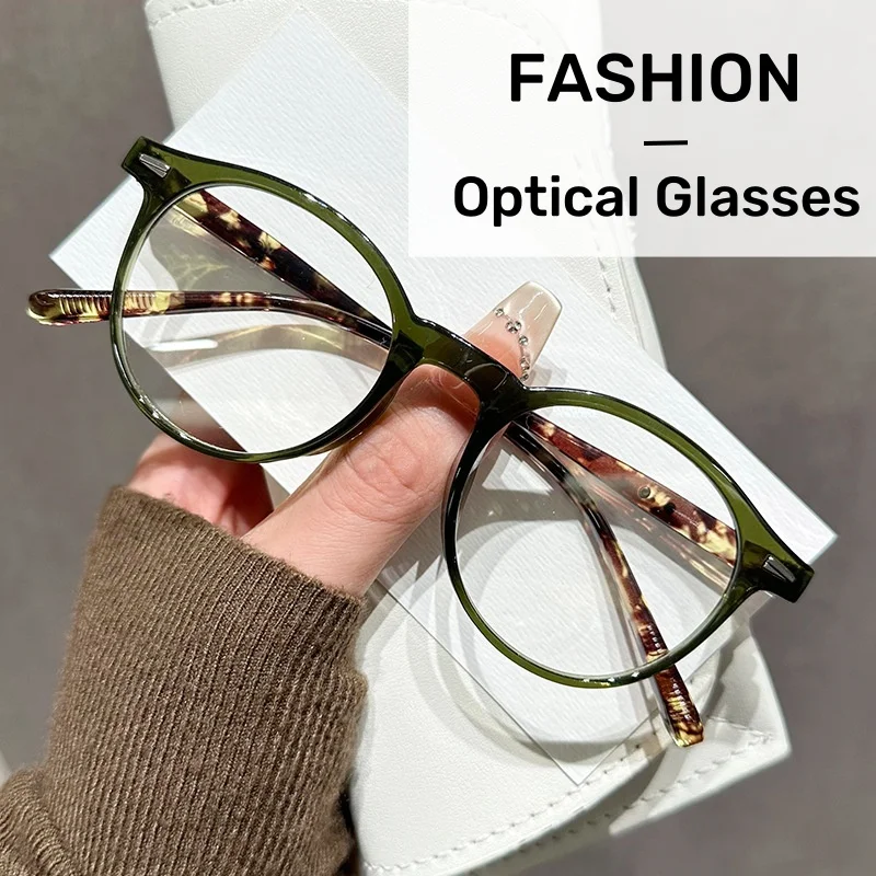 Retro Fashion Round Optical Glasses Anti-radiation Anti-Blue Light Clear Lens Ultra Light Unisex Eyewear Stylish Women Glasses
Retro Fashion Round Optical Glasses Anti-radiation Anti-Blue Light Clear Lens Ultra Light Unisex Eyewear Stylish Women Glasses