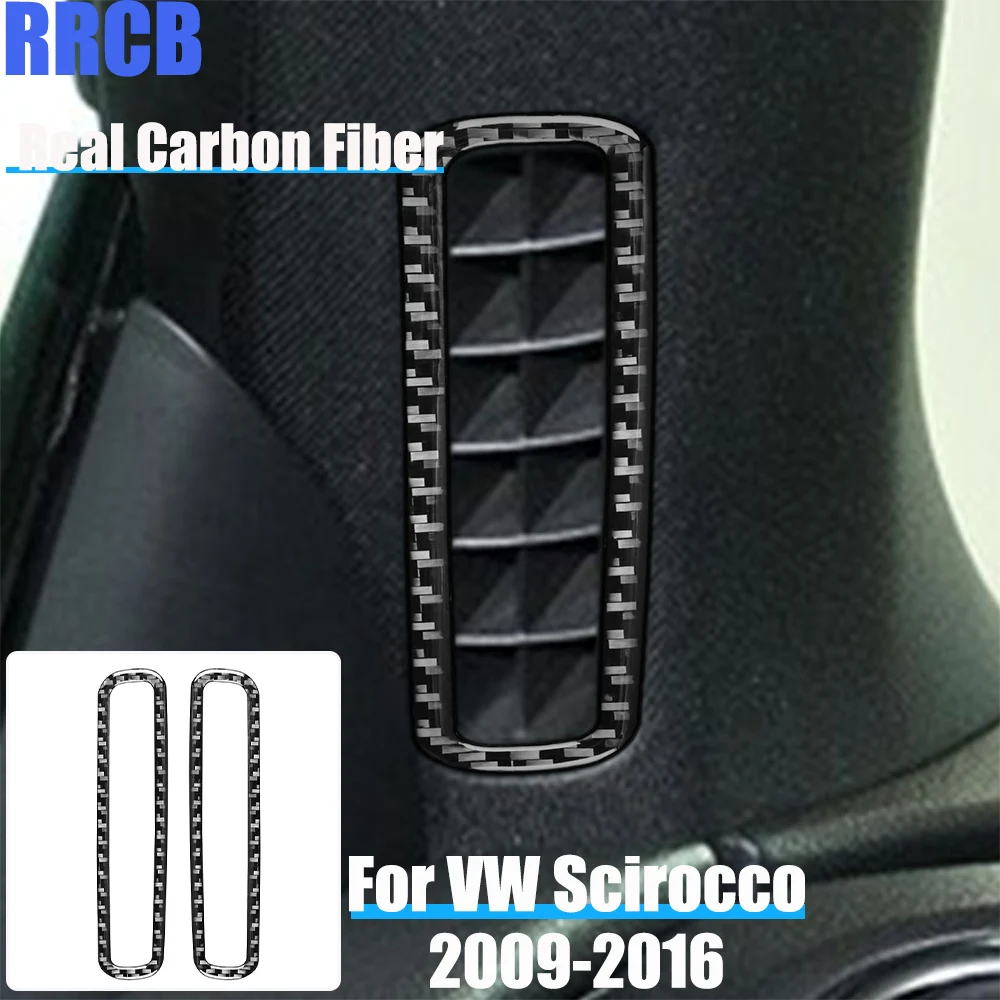 Real Carbon Fiber Car Accessories A-pillar Air Vent Frame Decorative Trim Soft Cover Sticker For VW Scirocco MK3 2009-2016
Real Carbon Fiber Car Accessories A-pillar Air Vent Frame Decorative Trim Soft Cover Sticker For VW Scirocco MK3 2009-2016