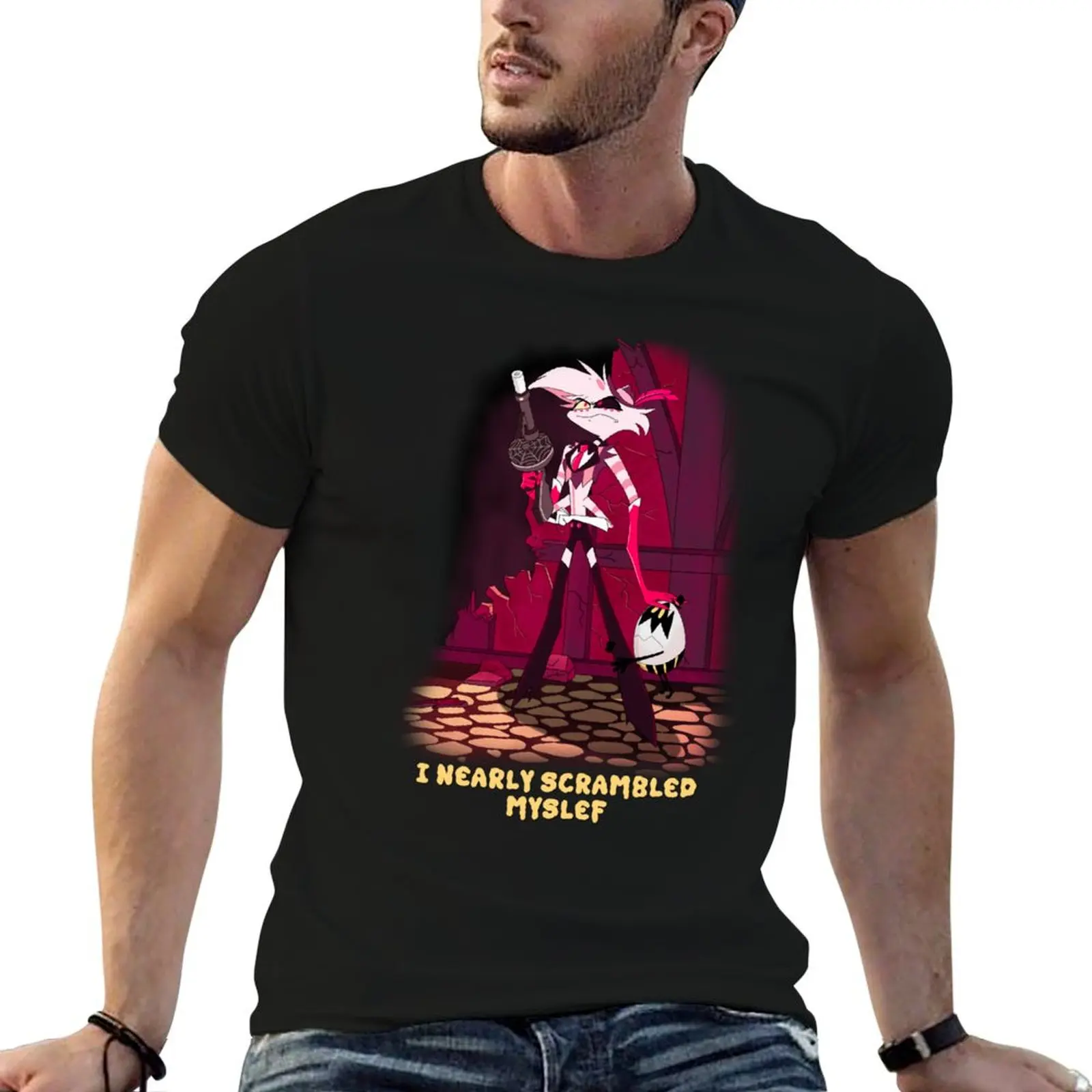 Hazbin Scrambled T-Shirt hippie clothes vintage anime shirt plus size clothes mens t shirts pack
Hazbin Scrambled T-Shirt hippie clothes vintage anime shirt plus size clothes mens t shirts pack