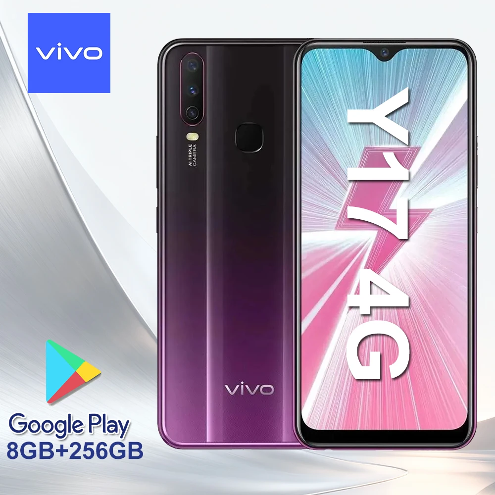 VIVO Y17 fashion smart 4G mobile phone/dual sim dual standby dual Nano-SIM card+microSD slot design 8GB+256gb memory and storage
VIVO Y17 fashion smart 4G mobile phone/dual sim dual standby dual Nano-SIM card+microSD slot design 8GB+256gb memory and storage