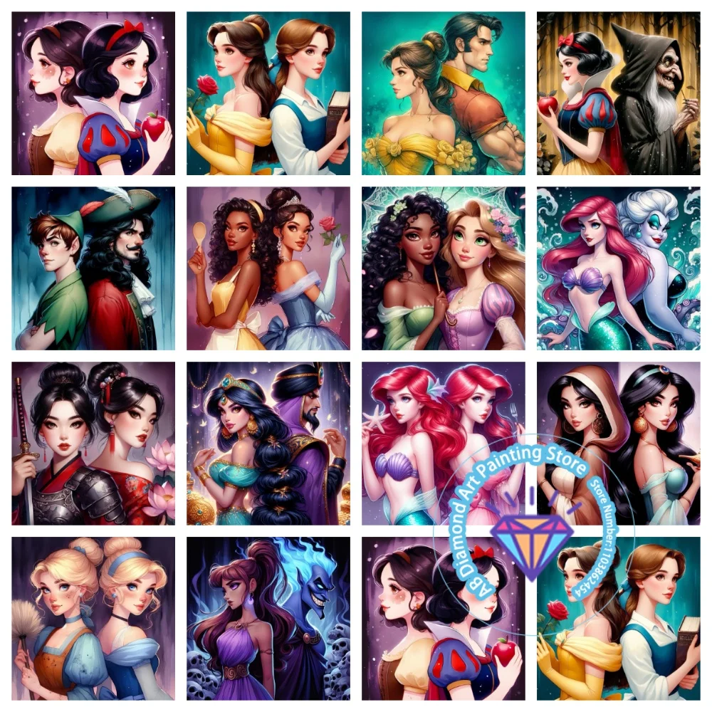 The Little Mermaid Snow White AB Diamond Painting Kit Square Round Diamond 5D DIY Mosaic Handmade Art Exquisite Gift Home Decor
The Little Mermaid Snow White AB Diamond Painting Kit Square Round Diamond 5D DIY Mosaic Handmade Art Exquisite Gift Home Decor