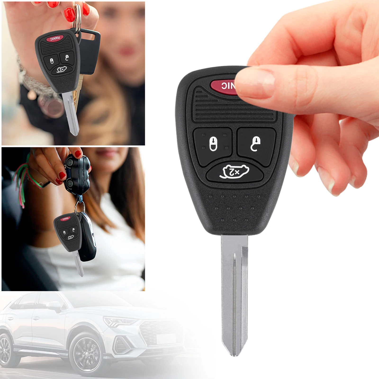 Беспроводной ключ-пульт для бесключевого доступа для Chrysler 200/300/300C, PT Cruiser, Sebring; для Dodge RAM
Беспроводной ключ-пульт для бесключевого доступа для Chrysler 200/300/300C, PT Cruiser, Sebring; для Dodge RAM