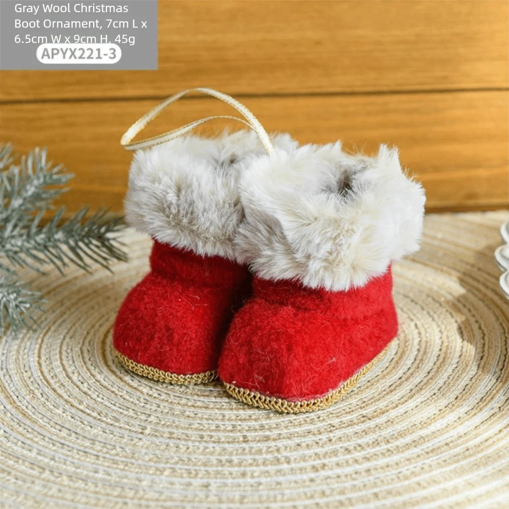 New Christmas Boot Ornament Cozy Texture Mini Mini Shoes Ornament Colorful Fabric Knitted Christmas Ornament Festive Home Decor
New Christmas Boot Ornament Cozy Texture Mini Mini Shoes Ornament Colorful Fabric Knitted Christmas Ornament Festive Home Decor