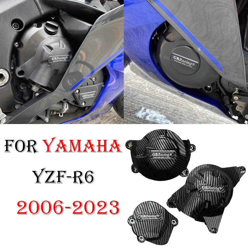Motorcycles Engine protective cover for YAMAHA YZF600 R6 2006-2023 carbon fiber printing
Motorcycles Engine protective cover for YAMAHA YZF600 R6 2006-2023 carbon fiber printing