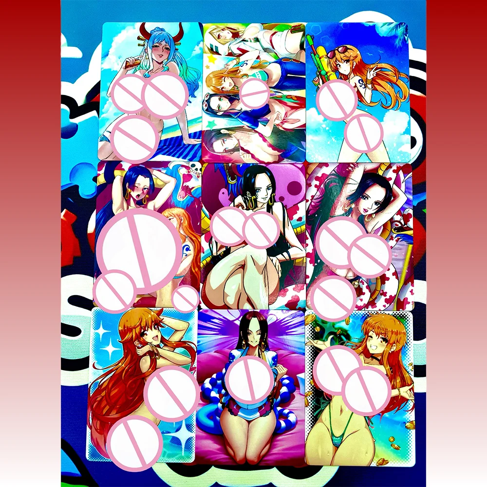 9PCS/Set Anime OPCG Collection Card Game Sexy Nami Yamato Robin Hancock ACG Flash Card Toy&Hobby For Otaku Fans
9PCS/Set Anime OPCG Collection Card Game Sexy Nami Yamato Robin Hancock ACG Flash Card Toy&Hobby For Otaku Fans