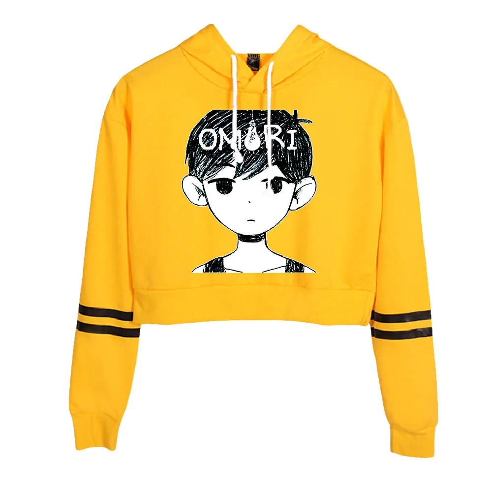 Anime Omori Crop Top Hoodie for Teen Girls Harajuku Cropped Sweatshirt Streetwear Hip Hop Long Sleeves Pullover Tops
Anime Omori Crop Top Hoodie for Teen Girls Harajuku Cropped Sweatshirt Streetwear Hip Hop Long Sleeves Pullover Tops